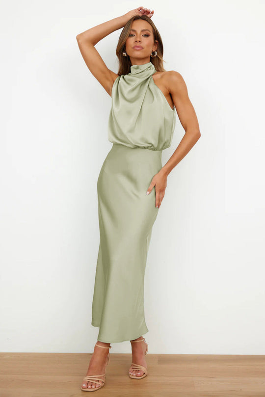 Kangana™ Neckholder-Maxikleid