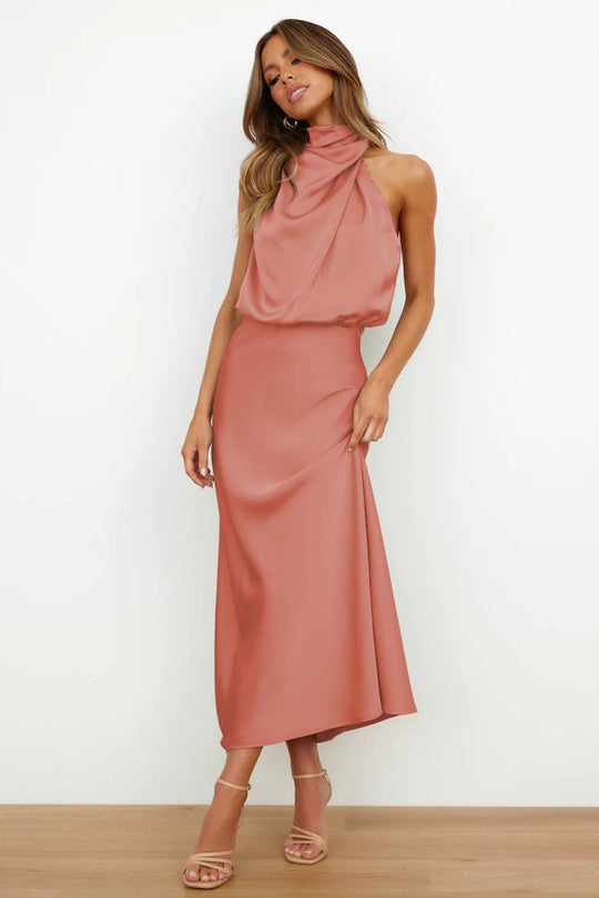 Kangana™ Neckholder-Maxikleid