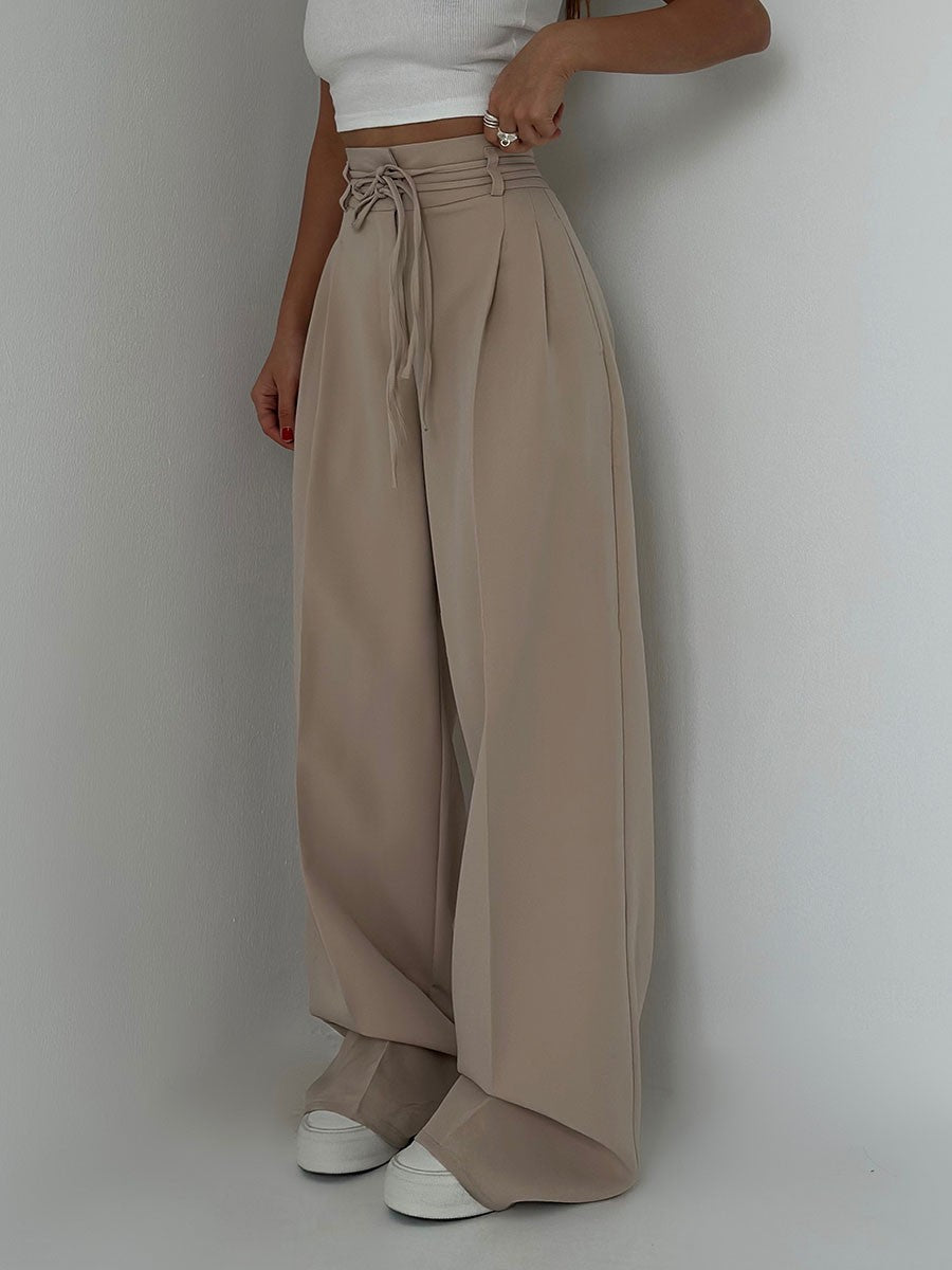 Stefania™ Hose mit hoher Taille und weitem Bein