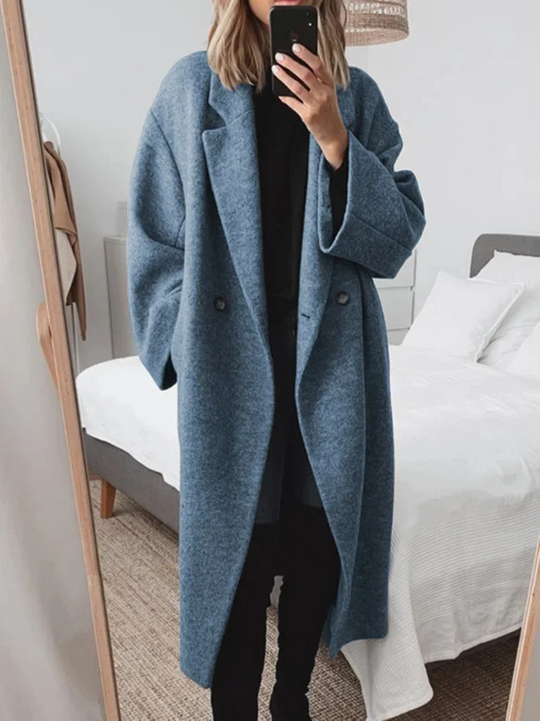 Harper - Damen Klassischer Winterlanger Mantel