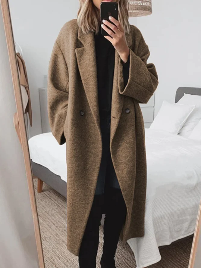 Harper - Damen Klassischer Winterlanger Mantel