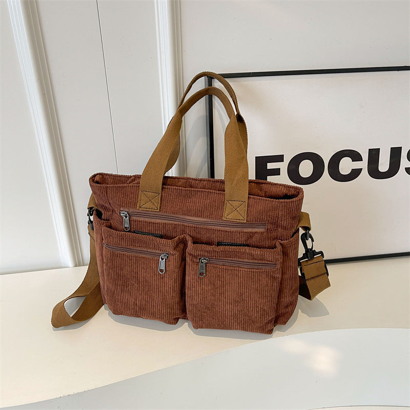 Mila - Urbane Kord Schultertasche