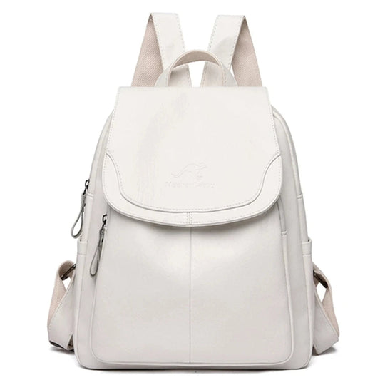 EDA | DIEBSTAHLSICHERER LEDERRUCKSACK