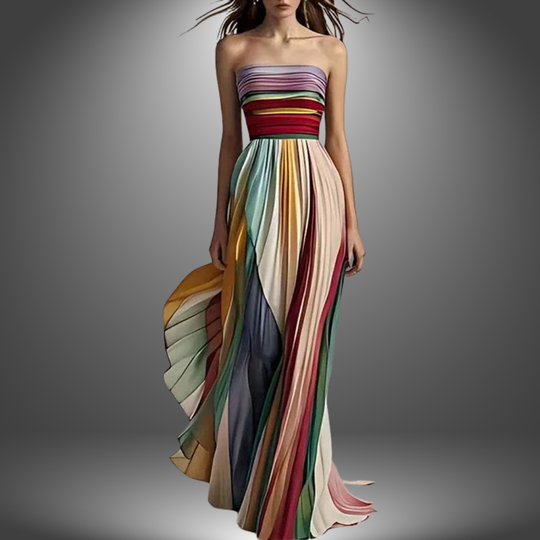 Asia Premium Freizeit-Langes Kleid