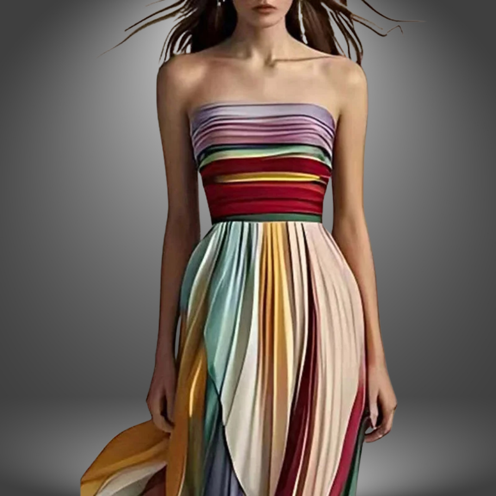 Asia Premium Freizeit-Langes Kleid