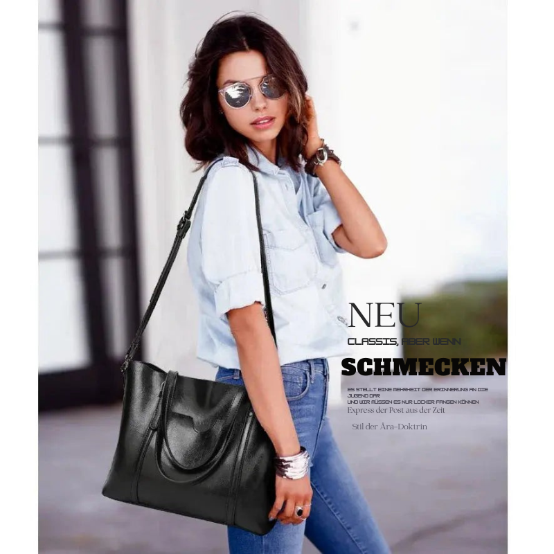 Elegance Kelley - Luxuriöse Lederhandtasche