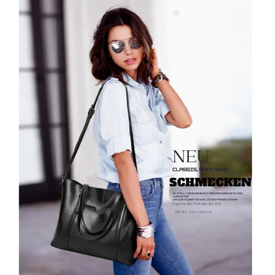 Elegance Kelley - Luxuriöse Lederhandtasche