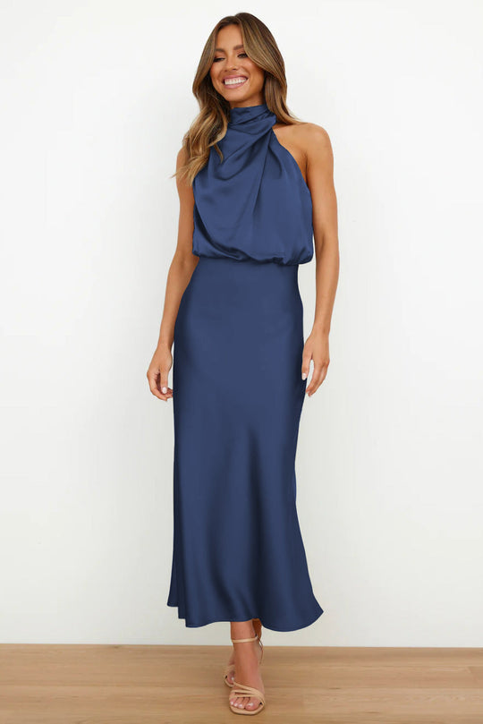 Kangana™ Neckholder-Maxikleid