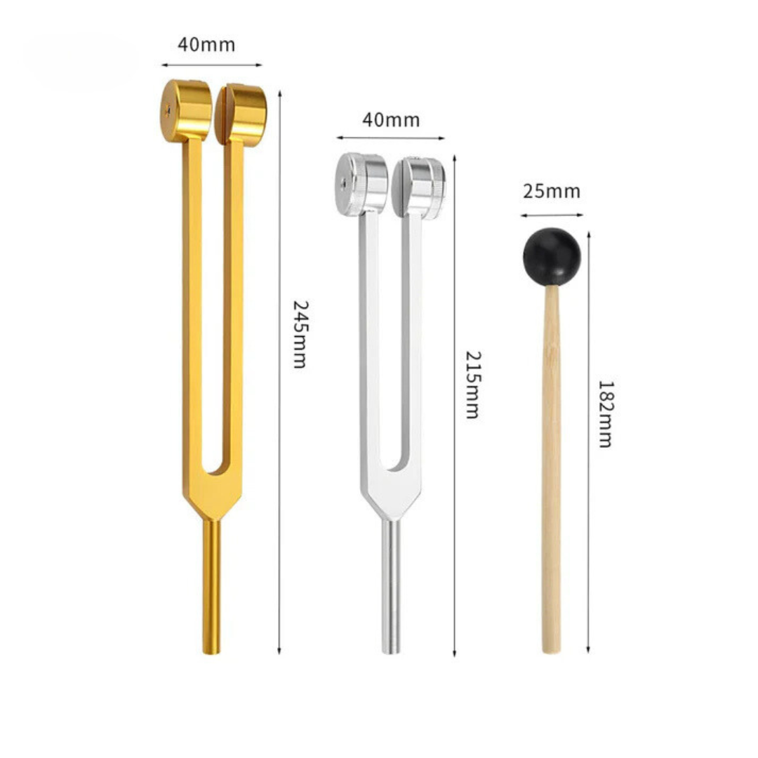 VibeClean - Heilende Stimmgabelset zur Entspannung und Heilung