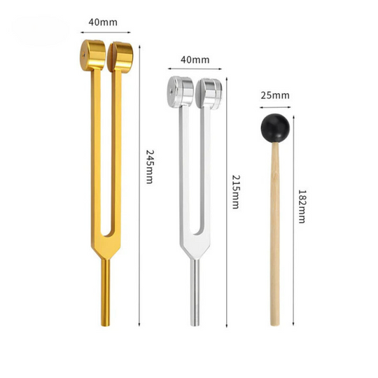 VibeClean - Heilende Stimmgabelset zur Entspannung und Heilung