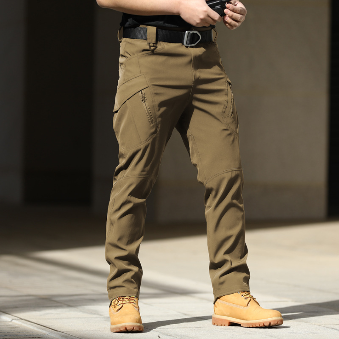 TrekMaster - Robuste taktische Hosen mit 7 Taschen + KOSTENLOSER Gürtel