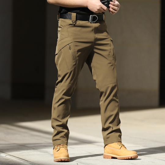 TrekMaster - Robuste taktische Hosen mit 7 Taschen + KOSTENLOSER Gürtel