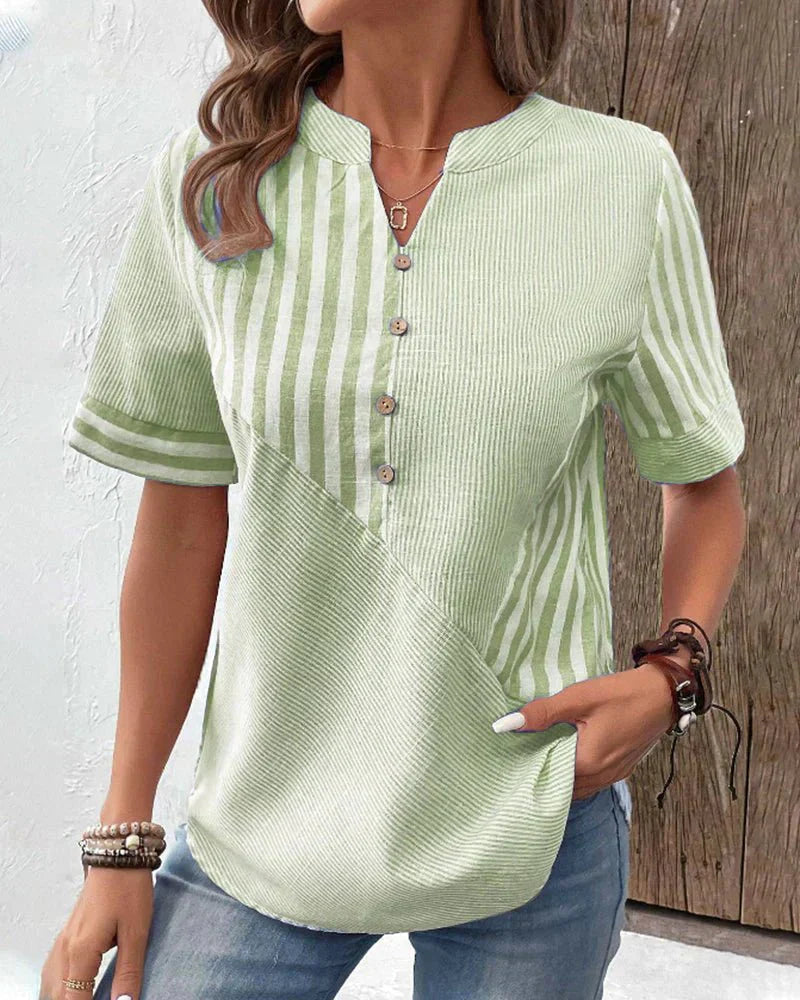 Lilly™ Weiche gestreifte Bluse