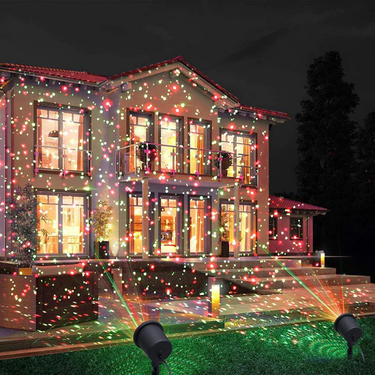 Weihnachtsprojektor - Outdoor LED Firefly Weihnachtsbeleuchtung wasserdichter Projektor