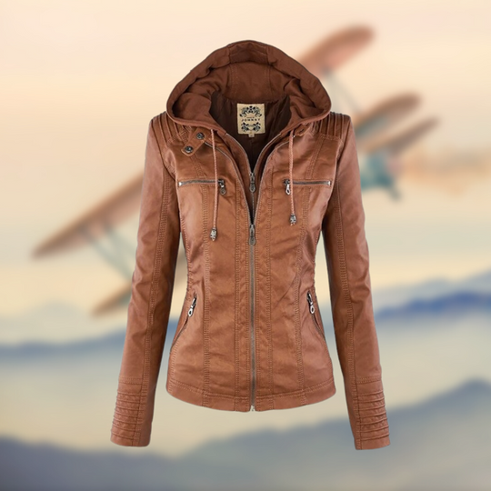 Cleo | Vegane Lederjacke