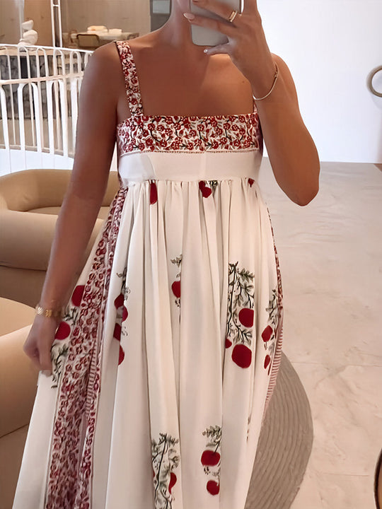 Maggie - Trendiges Maxikleid mit Blumendruck