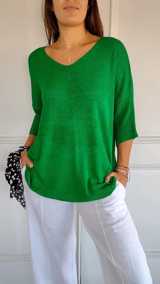 Mia - Elegantes Stricktop