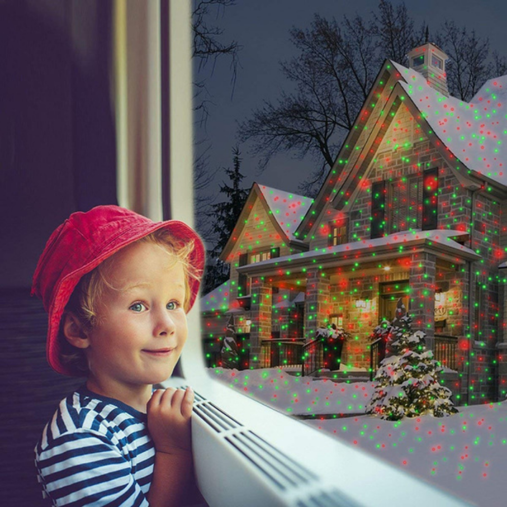 Weihnachtsprojektor - Outdoor LED Firefly Weihnachtsbeleuchtung wasserdichter Projektor
