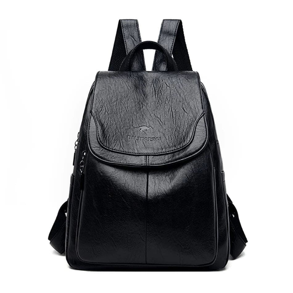 EDA | DIEBSTAHLSICHERER LEDERRUCKSACK