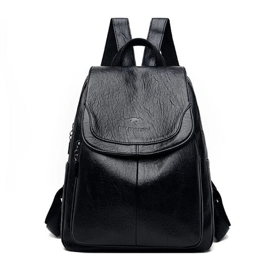 EDA | DIEBSTAHLSICHERER LEDERRUCKSACK