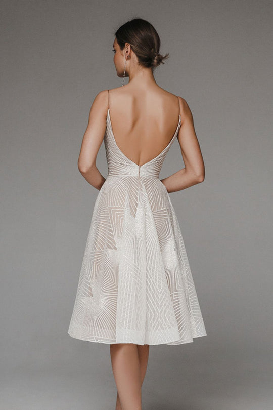 Velia Elegantes und helles Midikleid