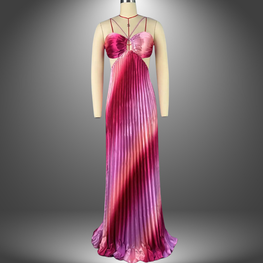 Ginevra | Handgefertigtes glänzendes Damenkleid