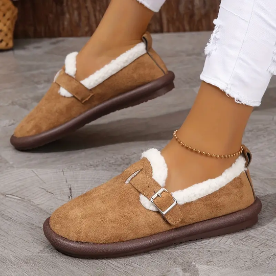 Nora - Plüsch Slip-On Bequeme Hausschuhe