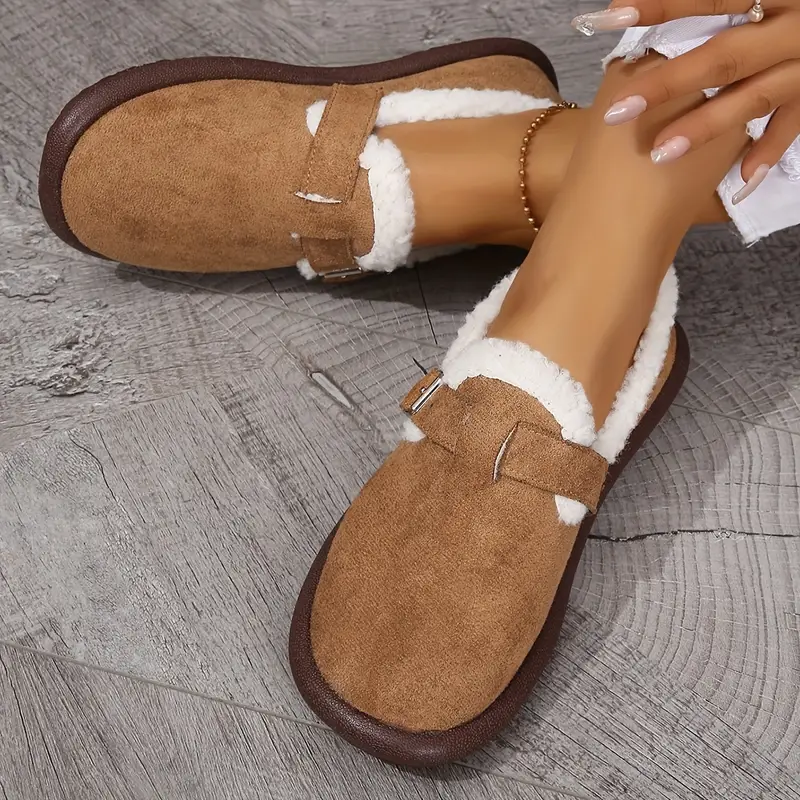 Nora - Plüsch Slip-On Bequeme Hausschuhe