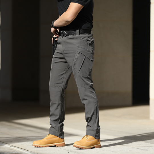 TrekMaster - Robuste taktische Hosen mit 7 Taschen + KOSTENLOSER Gürtel