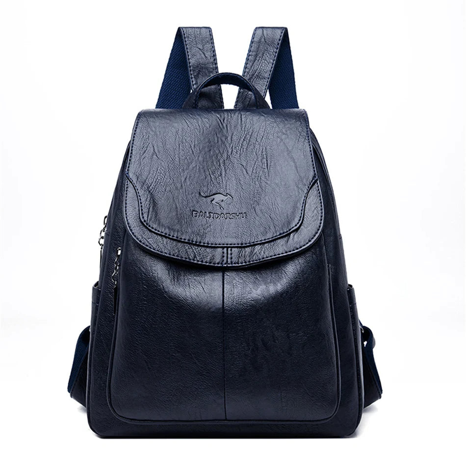 EDA | DIEBSTAHLSICHERER LEDERRUCKSACK