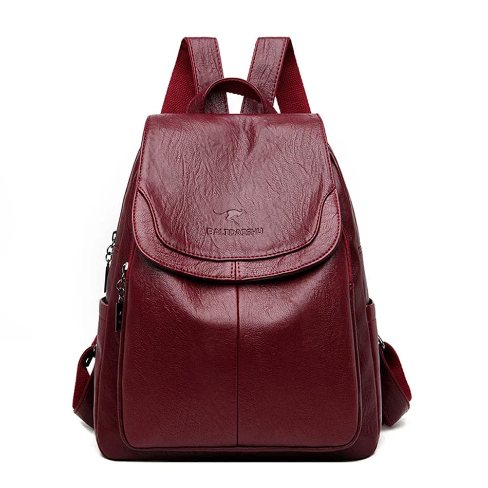 EDA | DIEBSTAHLSICHERER LEDERRUCKSACK
