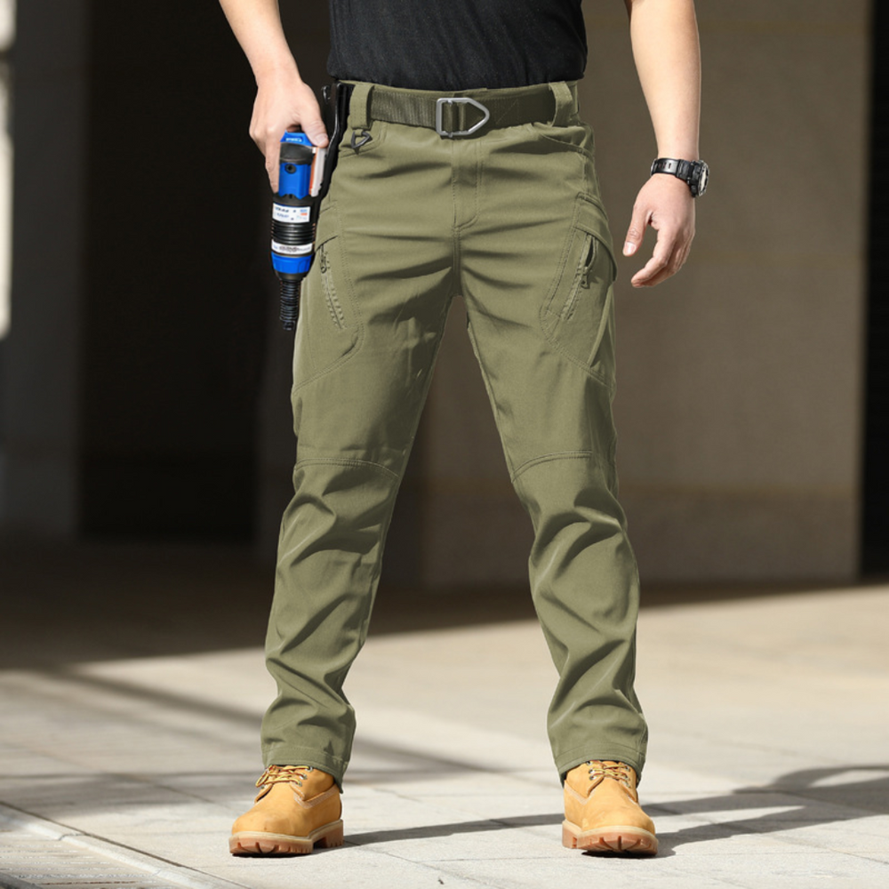 TrekMaster - Robuste taktische Hosen mit 7 Taschen + KOSTENLOSER Gürtel