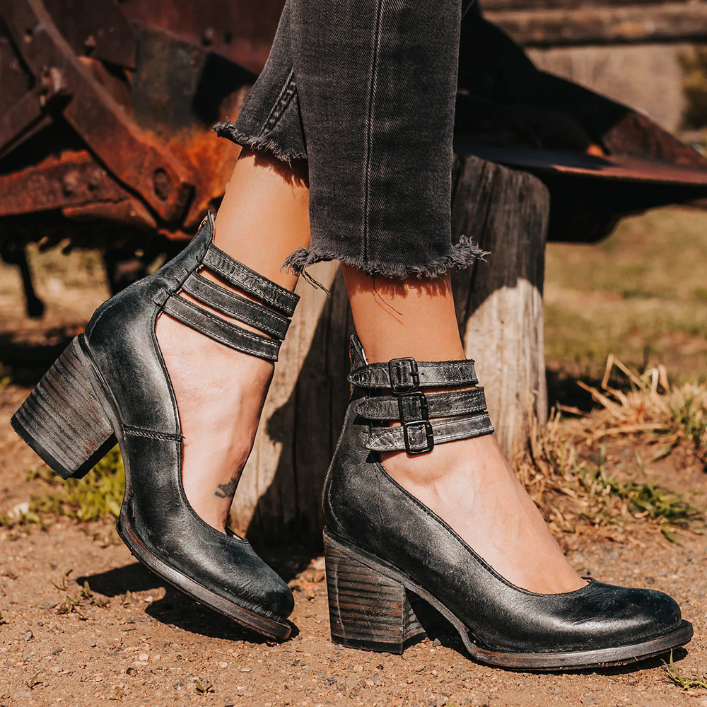 Violet - Elegante Vintage-Schuhe mit Absatz