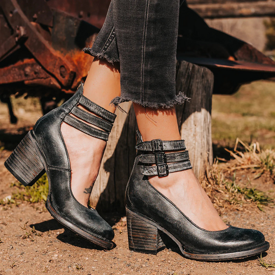 Violet - Elegante Vintage-Schuhe mit Absatz