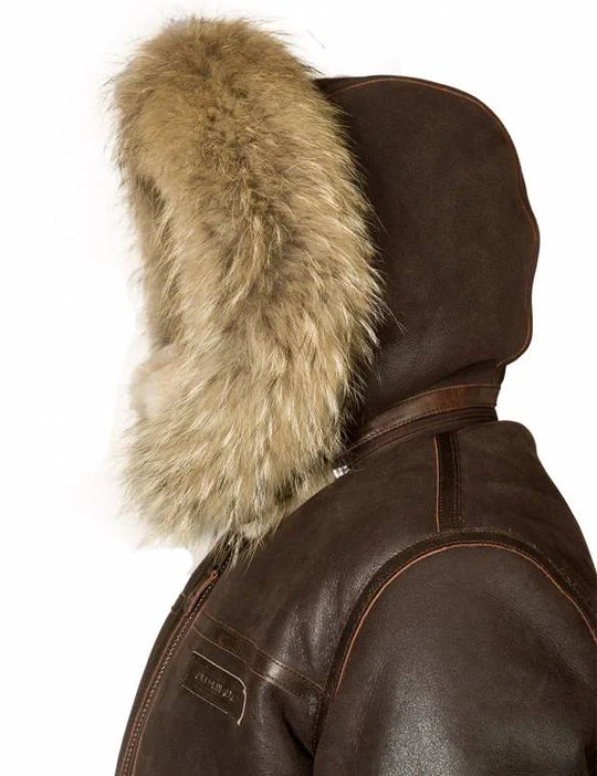Heinrich - Warme und elegante Jacke mit Kapuze und Innenfutter