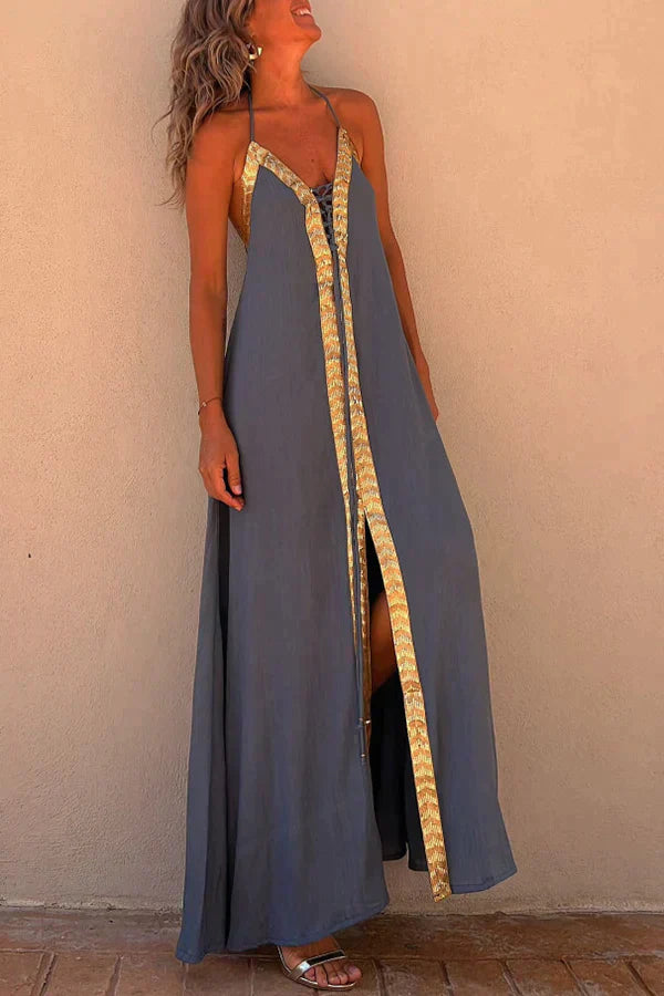Vicky - Lässiges ärmelloses Maxikleid