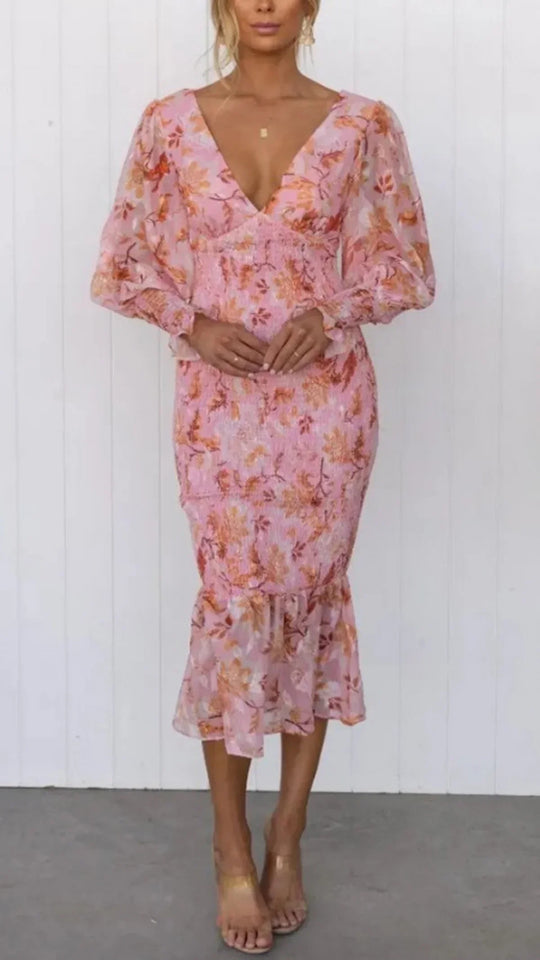 Millie | Atemberaubendes Blumenkleid