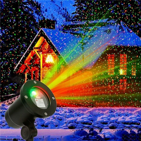 Weihnachtsprojektor - Outdoor LED Firefly Weihnachtsbeleuchtung wasserdichter Projektor