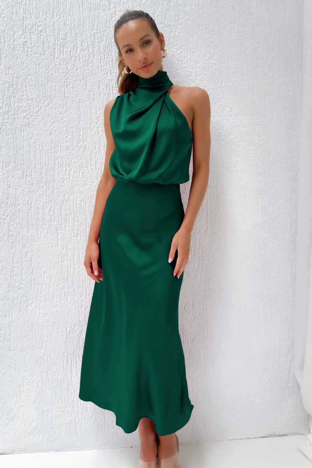 Kangana™ Neckholder-Maxikleid