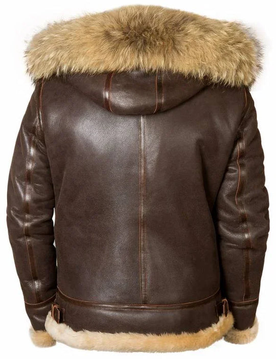 Heinrich - Warme und elegante Jacke mit Kapuze und Innenfutter