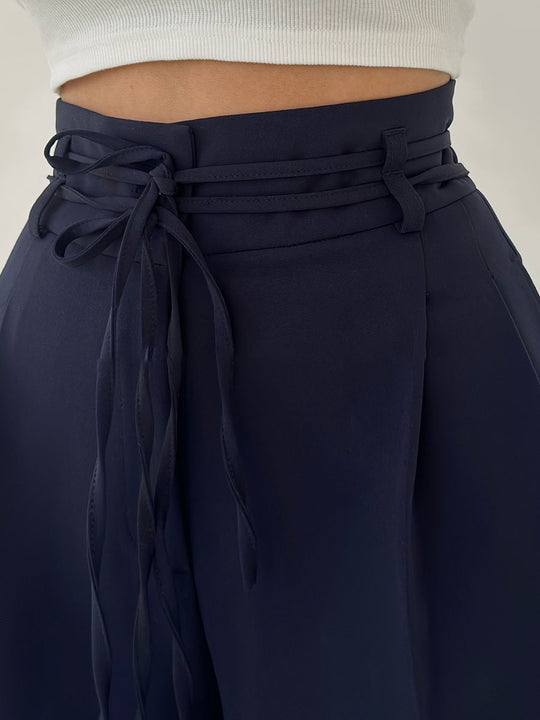 Stefania™ Hose mit hoher Taille und weitem Bein