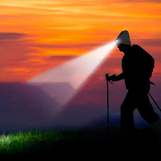 LightHead - LED-Strick-Wintermütze