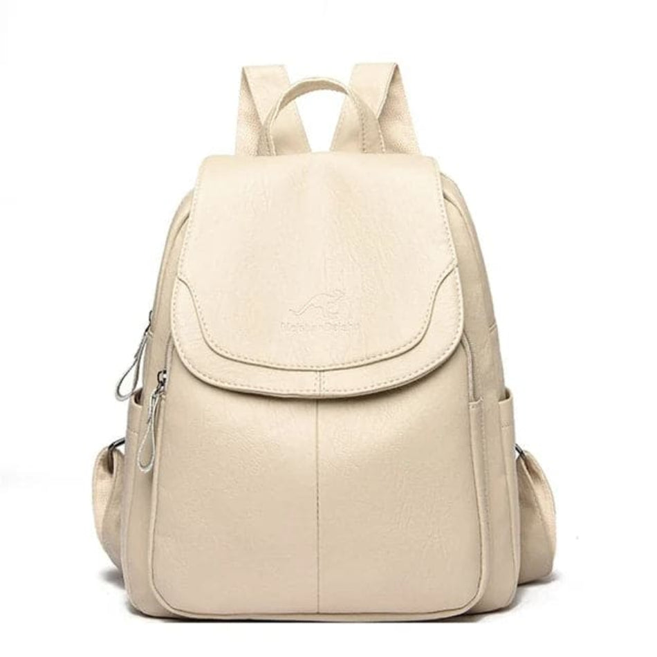 EDA | DIEBSTAHLSICHERER LEDERRUCKSACK