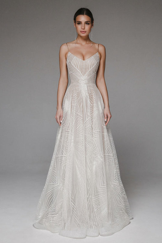 Velia Elegantes und helles Midikleid