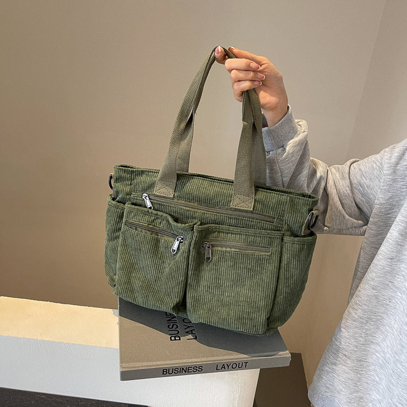 Mila - Urbane Kord Schultertasche