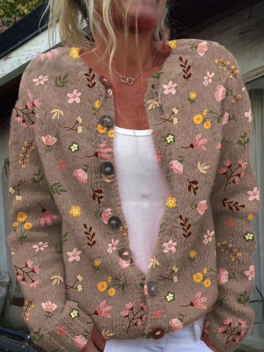 Theresa - Cardigan mit Floralem Muster