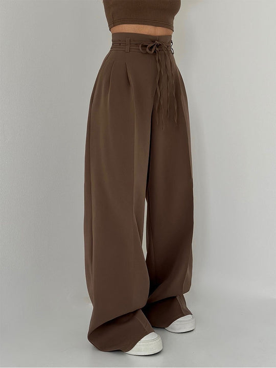 Stefania™ Hose mit hoher Taille und weitem Bein