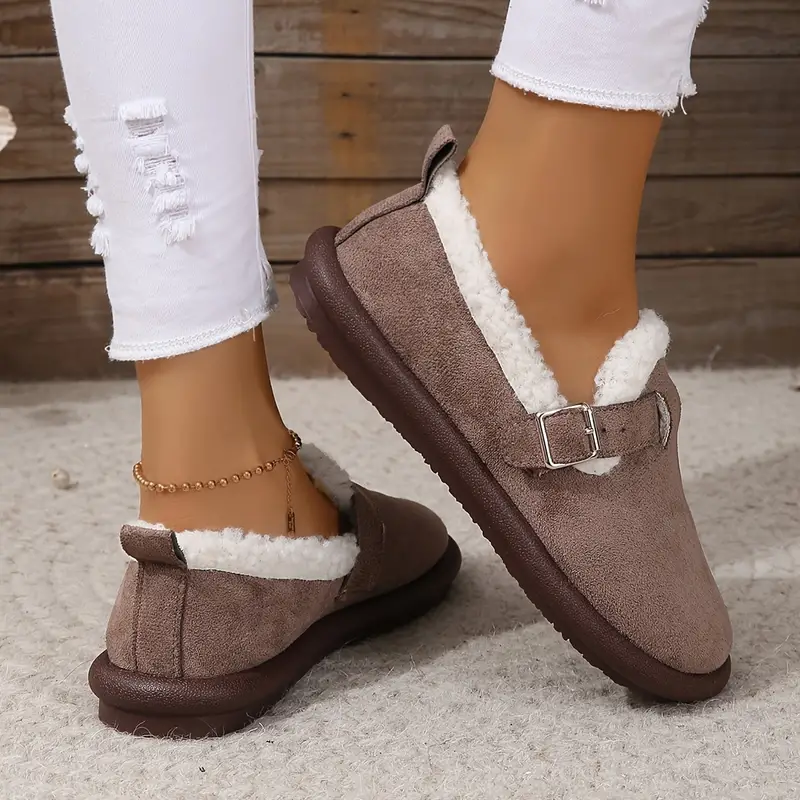 Nora - Plüsch Slip-On Bequeme Hausschuhe