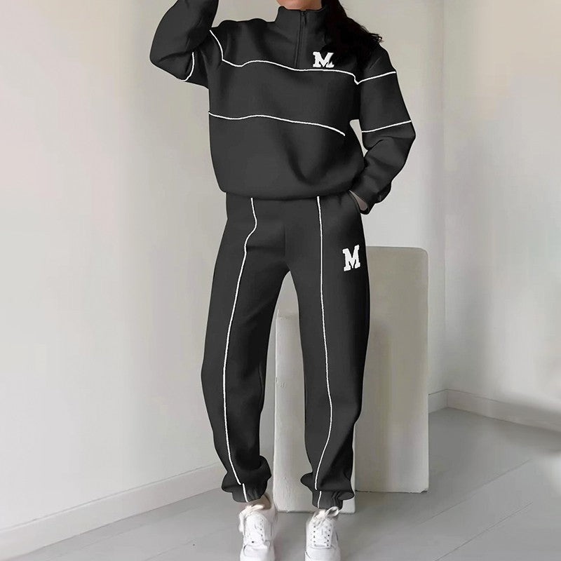 Jade - Leinen Casual Hoodie Set 2-teilig