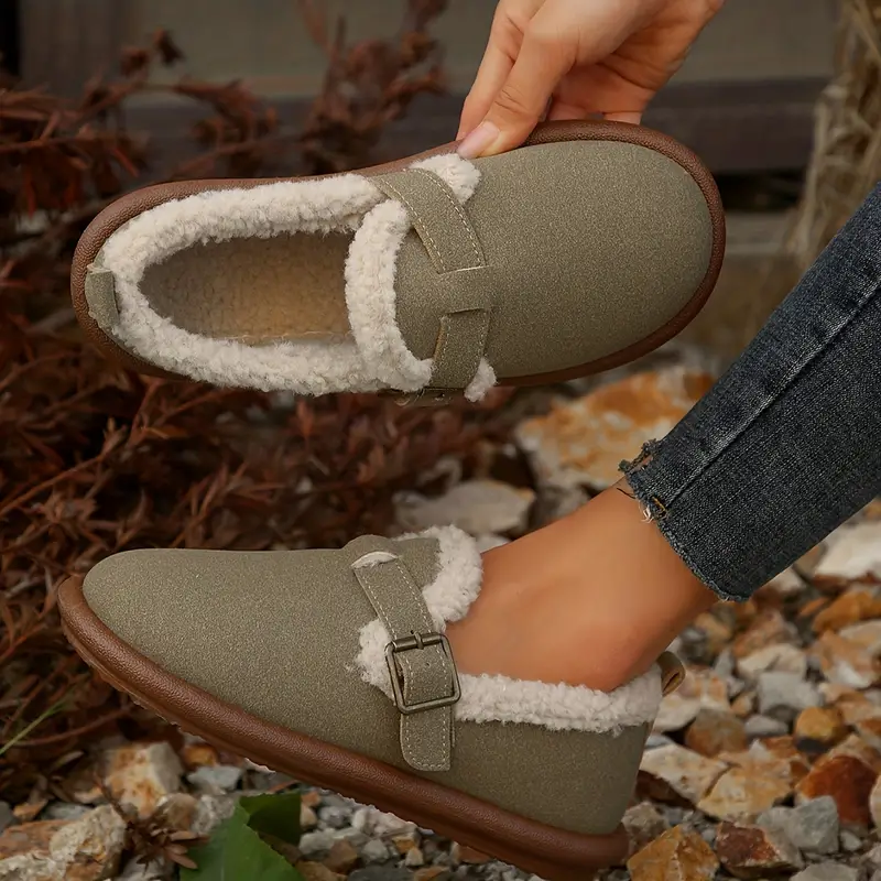 Nora - Plüsch Slip-On Bequeme Hausschuhe